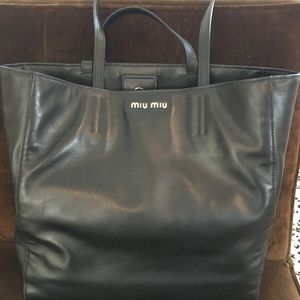 Black Miu Miu Tote